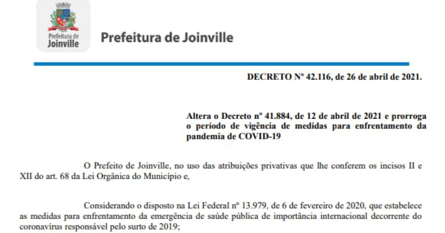 prefeitura-de-joinville-prorroga-medidas-de-combate-a-pandemia-ate-3-de-maio-confira-a-integra-do-decreto-42-116