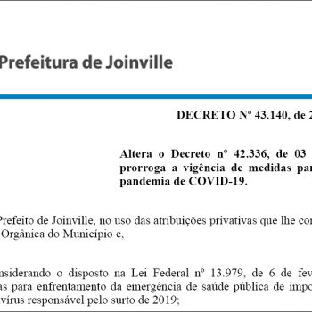 confira-decreto-43-140-que-determina- as-medidas-de-joinville-contra-a-pandemia-ate-dia-5