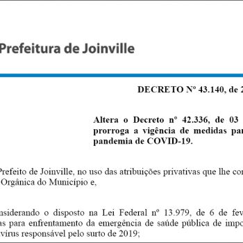 confira-decreto-43-140-que-determina- as-medidas-de-joinville-contra-a-pandemia-ate-dia-5