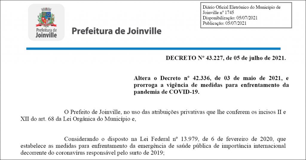 prefeitura-de-joinville-prorroga-decreto-com-medidas-de-combate-a-pandemia