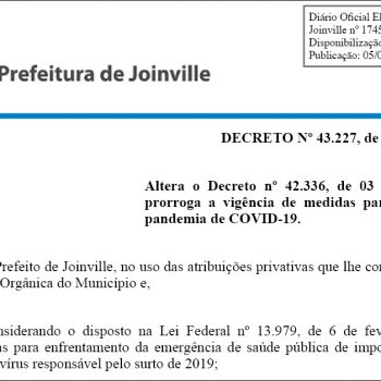 prefeitura-de-joinville-prorroga-decreto-com-medidas-de-combate-a-pandemia