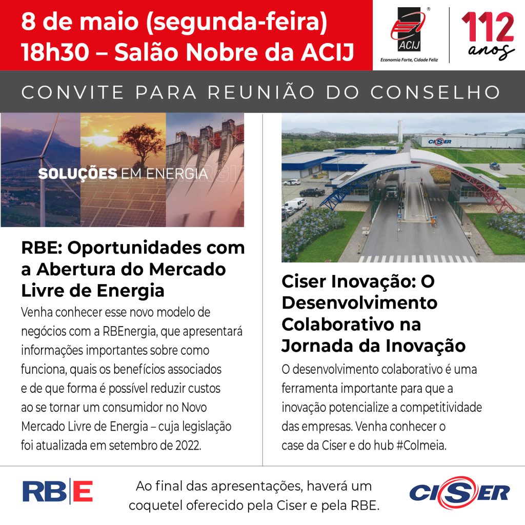 rbe-energia-apresenta-oportunidades-do-mercado-livre-de-energia-e-ciser-compartilha-case-de-inovacao-na-reuniao-do-conselho-da-acij-neste-dia-8-de-maio