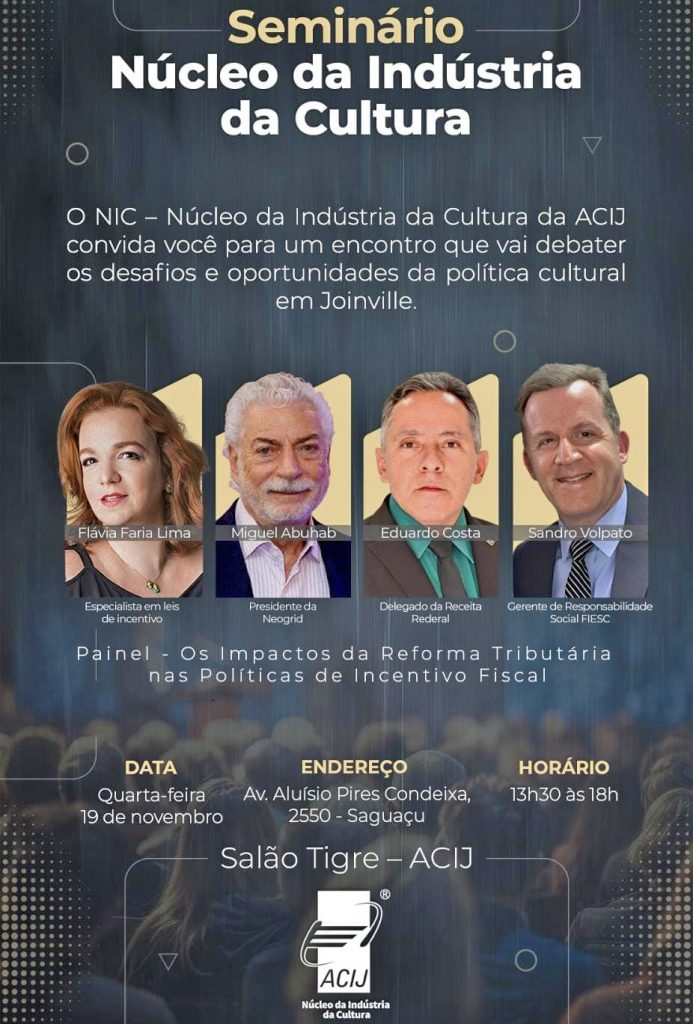 nic-promove-dia-19-novembro-seminario-sobre-desafios-oportunidades-politica-cultural-industria-criativa-joinville-sc